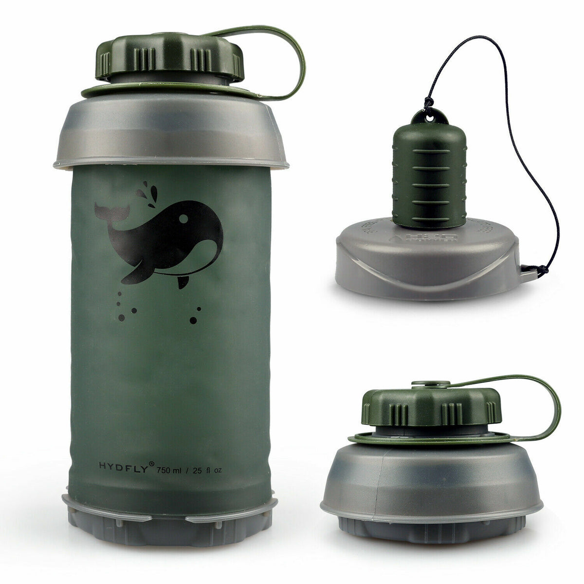 Collapsible Filtered Water Bottle — 26oz